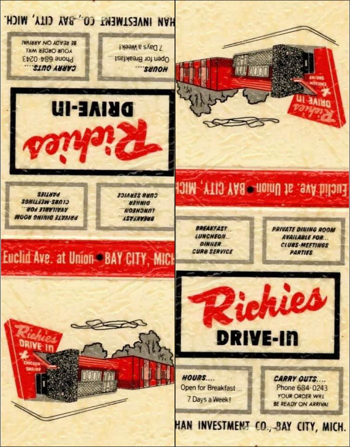 Richies Drive-In - Matchbook (newer photo)